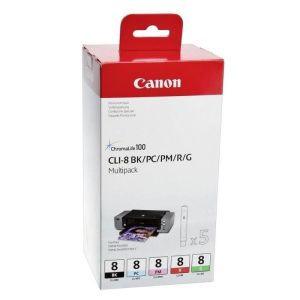 Консуматив Canon CLI-8 MultiPack BK/PC/PM/R/G