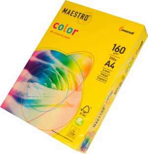 Цветен картон Maestro Color Наситен, А4, 250 л., 160 g/m2