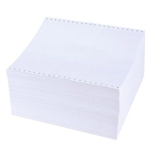 Безконечна принтерна хартия 240/12/1 1700 л. бяла еднопластова