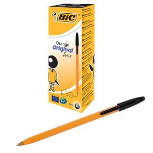 Химикалка Bic Orange Fine 0.3 mm Черна