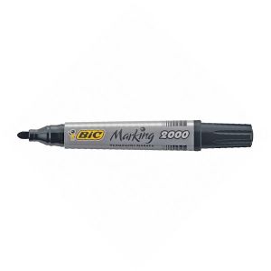 Перманентен маркер Bic 2000 Объл връх 1.7 mm Черен