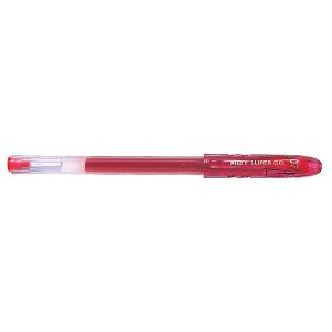 Гел химикалка Pilot Super Gel 0.7 mm Червена