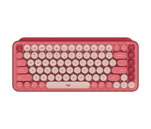 Клавиатура Logitech POP Keys Wireless Mechanical Keyboard With Emoji Keys - HEARTBREAKER_ROSE - US INT'L - INTNL